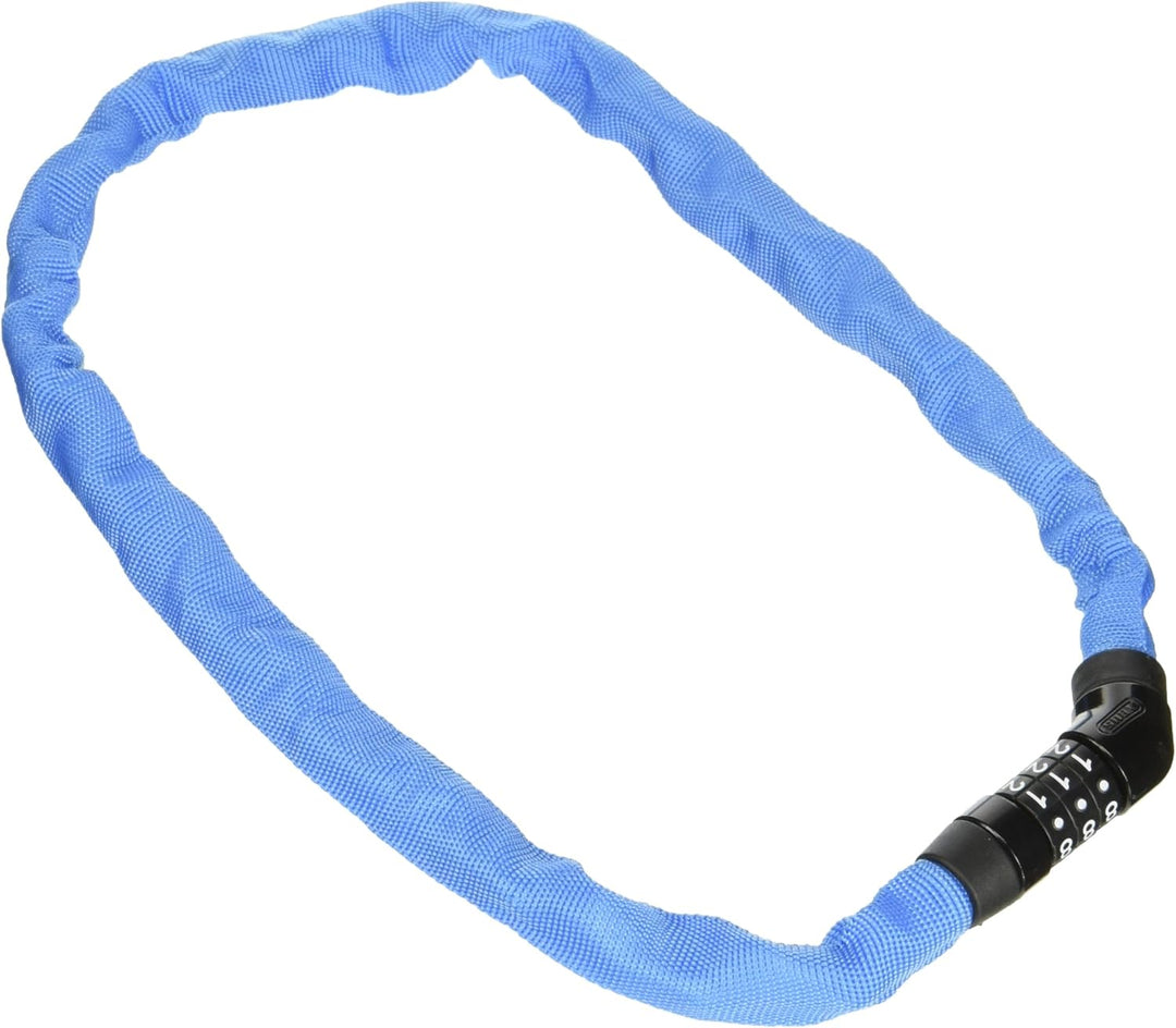 ABUS Kettenschloss Steel-O-Chain 4804C – Zahlenschloss aus Spezialstahl – ABUS-Sicherheitslevel 3 Bl
