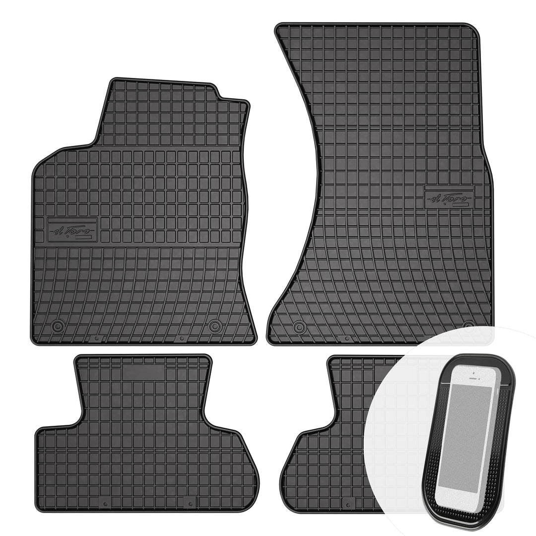 Gummimatten Auto Fussmatten Gummi Automatten Passgenau 4-teilig Set - passend für Audi Q5 2009-2017