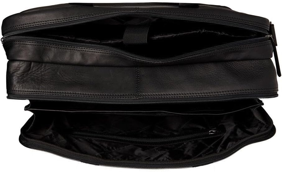 The Chesterfield Brand Ryan - Aktentasche 17" L Leder 42 cm Schwarz, Schwarz