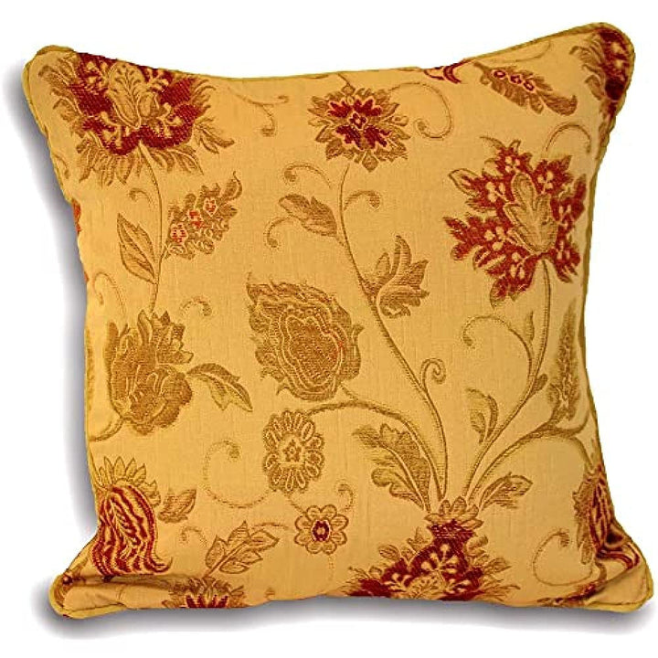 Ein Paar (2) Antik Gold Deko Kissen in einer Auswahl von zwei Grössen 45 cm x 45 cm und die extra gr