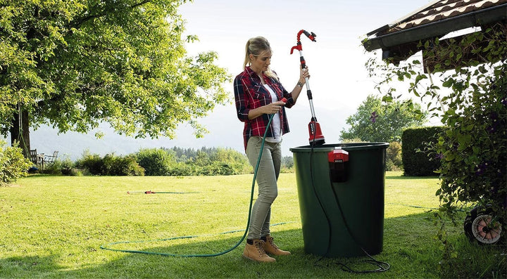 Einhell Akku-Tauchdruck/Regenfasspumpe GE-PP 18 RB Li-Solo Power X-Change (Lithium-Ionen, Förderdruc