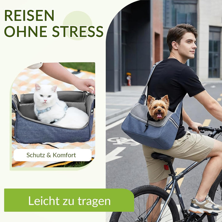 ALLSOPETS Hundetasche Tragetuch Hund Schultertasche Katzentragetasche Haustiere Tasche für Katzen un
