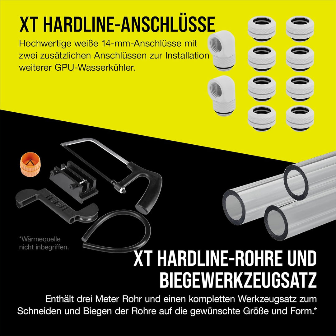 Corsair Hydro X Series iCUE XH305i RGB PRO Individuelles Kühlungs-Kit (Hardline-CPU-Kühlkreislauf, C
