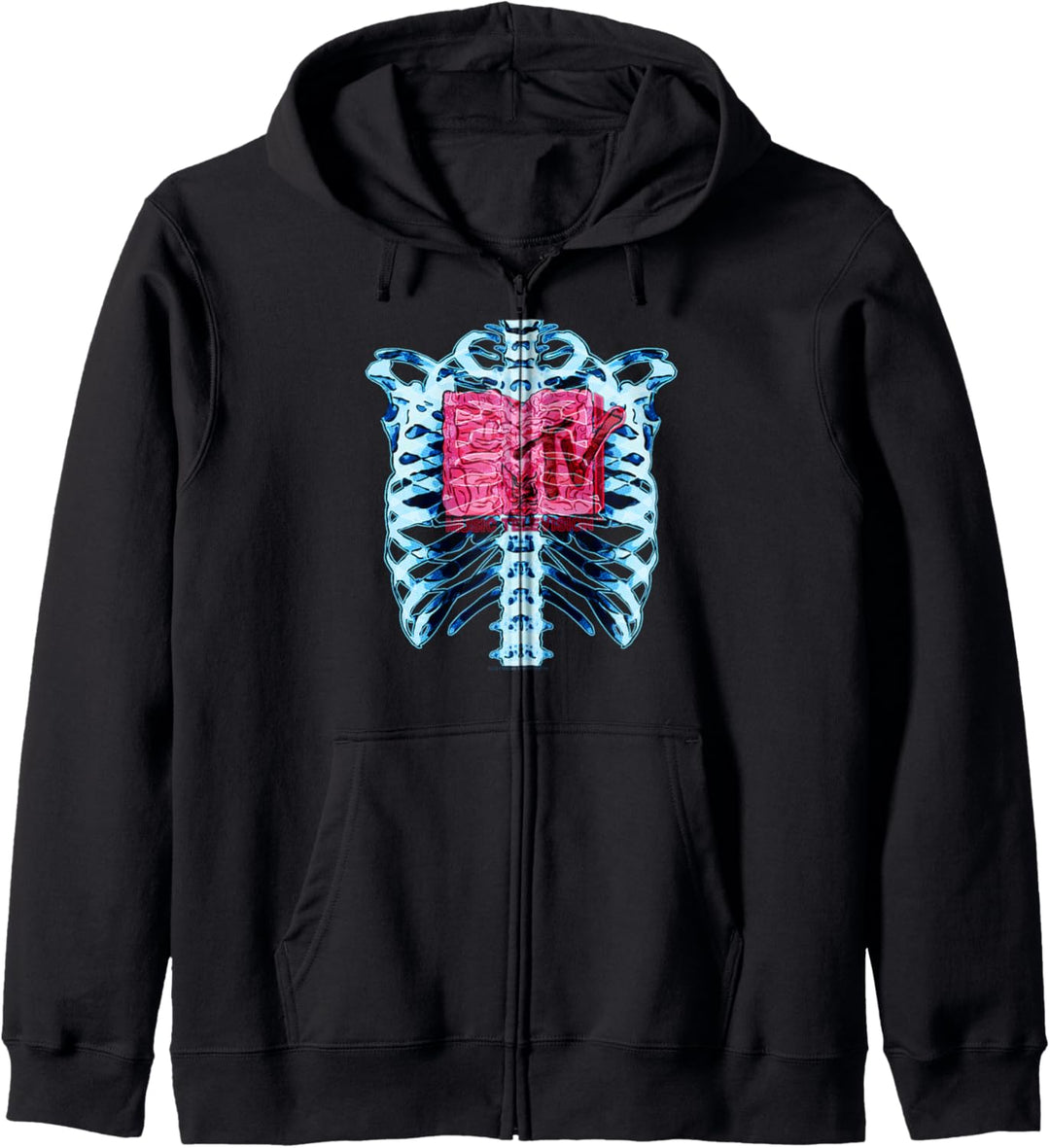 MTV Logo Brustkorb Kapuzenjacke