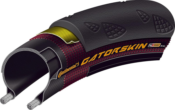 Continental Gatorskin Fahrrad Reifen // 25-622 (28×1,00´´) Schwarz, Schwarz