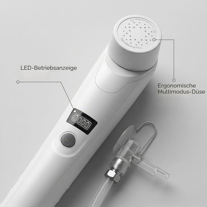 Elektrisches Bidet, 2.5l Portable Bidet Mit Wassertank, Schlauch Mit Anschlussstück, Ipx6 Wasserdich