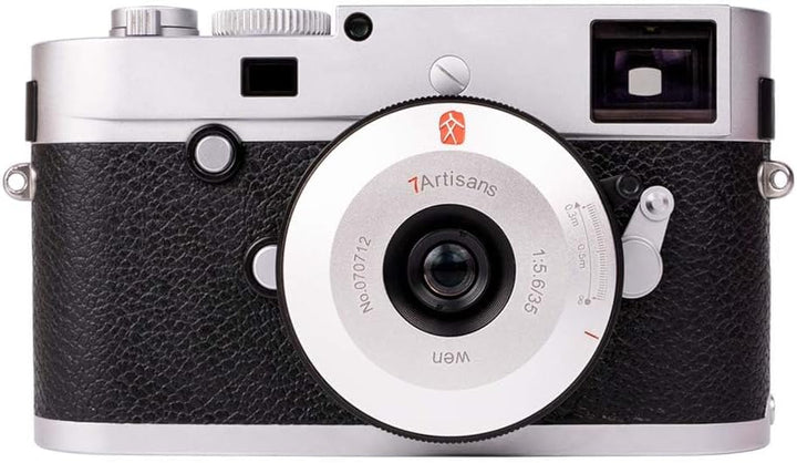7artisans 35 mm f5.6 Vollformat-Objektiv, manueller Fokus, kompatibel mit Leica M-Mount für Leica M,