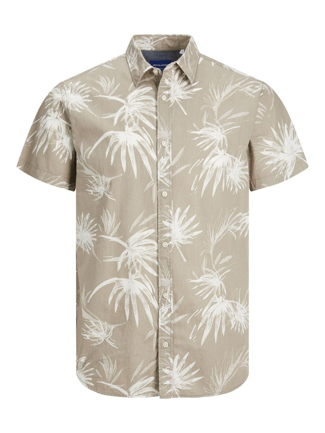 JACK & JONES Male Hawaii-Hemd Regular Fit Hawaii-Hemd L Crockery, L Crockery