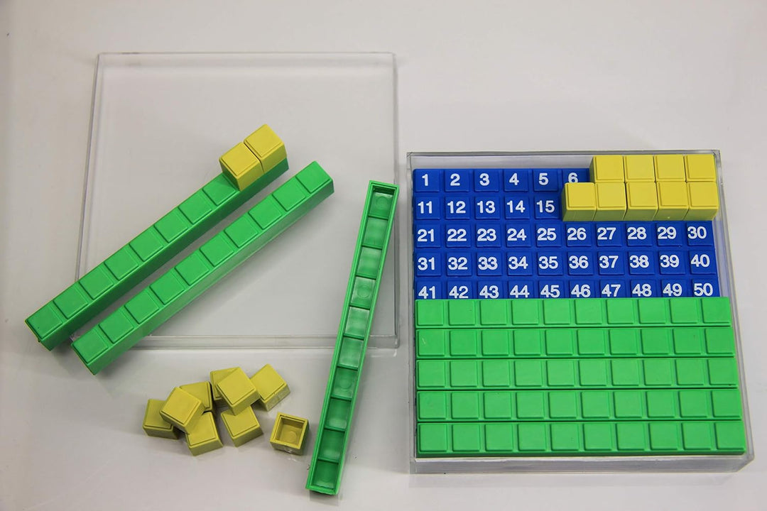 WISSNER 30601 aktiv lernen - Dienes Dezimal Rechensatz magnetisch 54 Teile - MAG-Pap° & ® 39595 akti
