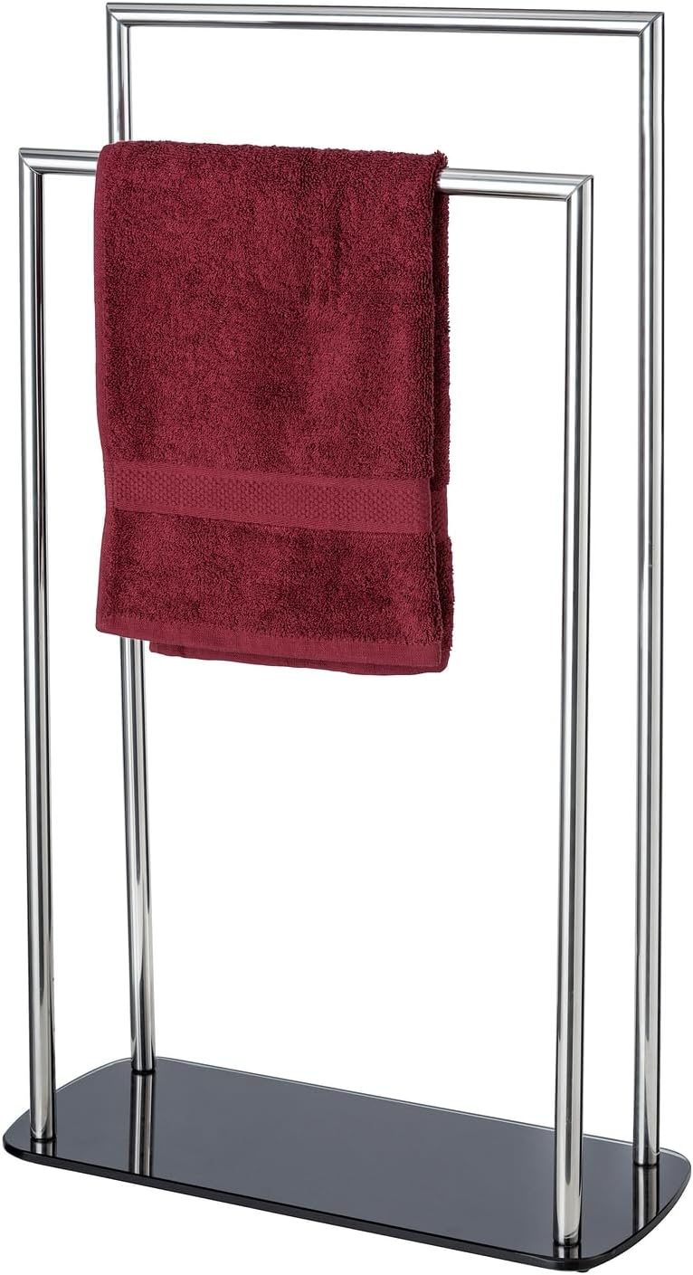 Garnitur Mod. Ravina 3in1 WC-Set mit Toilettenpapierhalter und Bürstenhalter freistehender Handtuchs