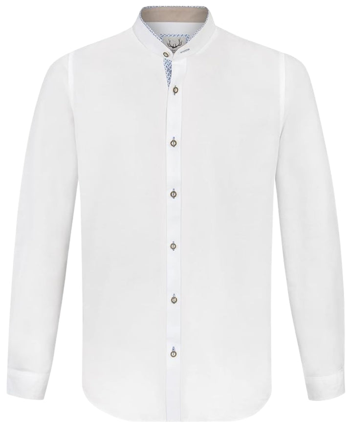 Stockerpoint Herren Raffa Hemd S Weiss-blau, S Weiss-blau