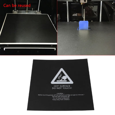 3D Druck Unterlage, 5 Stück 220 × 220mm 3D Drucker Bett Aufbau Oberflächenbett Platten Aufkleber, 3D