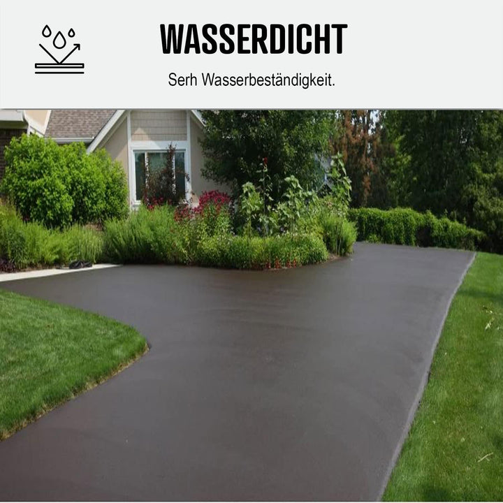 ARCANE INDUSTRIES Bitumenfarbe/Teerfarbe: Harzbodenbeschichtung für Asphalt, Teer, Belag - ARCASPHAL