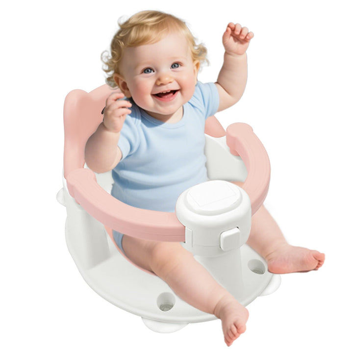 Badewannensitz Baby ab 6 Monate, Baby Badesitz mit 4 Saugnäpfen,Bath Seat für Dusche Oder Badewanne,