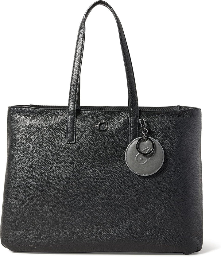 Mandarina Duck Damen Mellow Leather Shopper Nero, Nero
