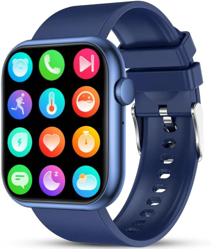 Deunis X7 Smartwatch 1,96 Zoll für Damen Herren mit Telefonfunktion und Benachrichtigungen, kompatib