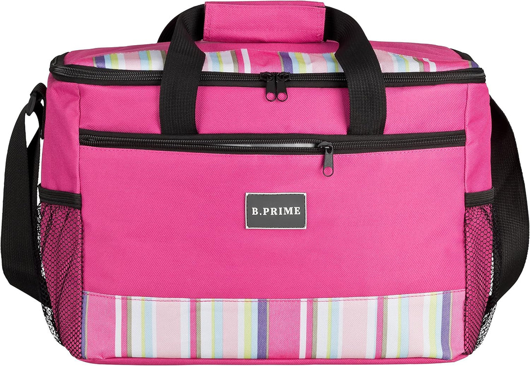 B.PRIME 20L Kühltasche Classic I 36x26x22cm I Isoliertasche I Lunch-Tasche I Kühlbox I Picknick-Tasc