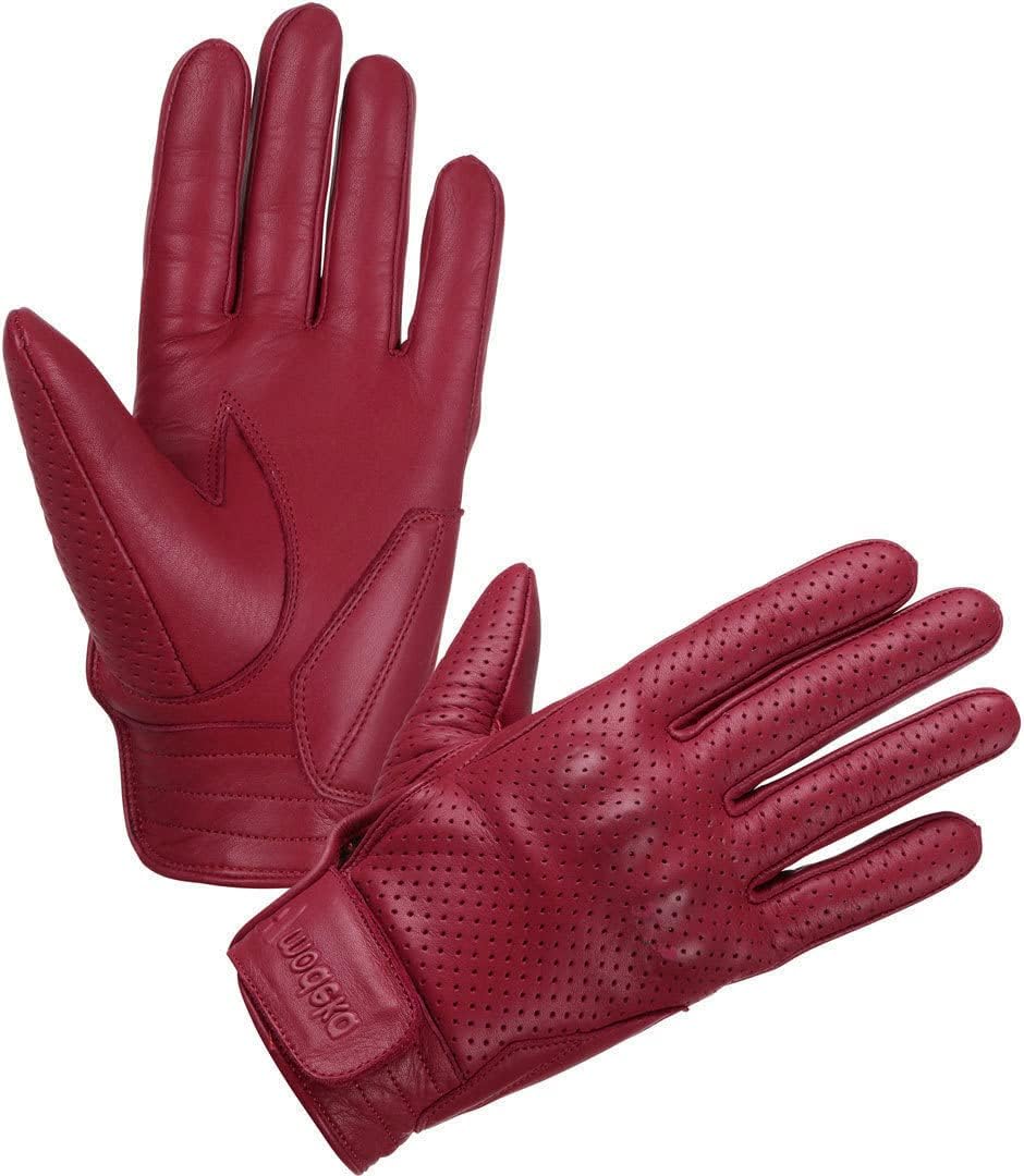 Modeka Hot Classic perforierte Motorrad Handschuhe 6 Braun, 6 Braun