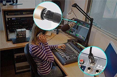 J&D 6,35 mm (1/4 Zoll) TRS Stecker auf Dual XLR Weiblich Y Splitter Kabel, 2 XLR Weiblich zu 6,35mm