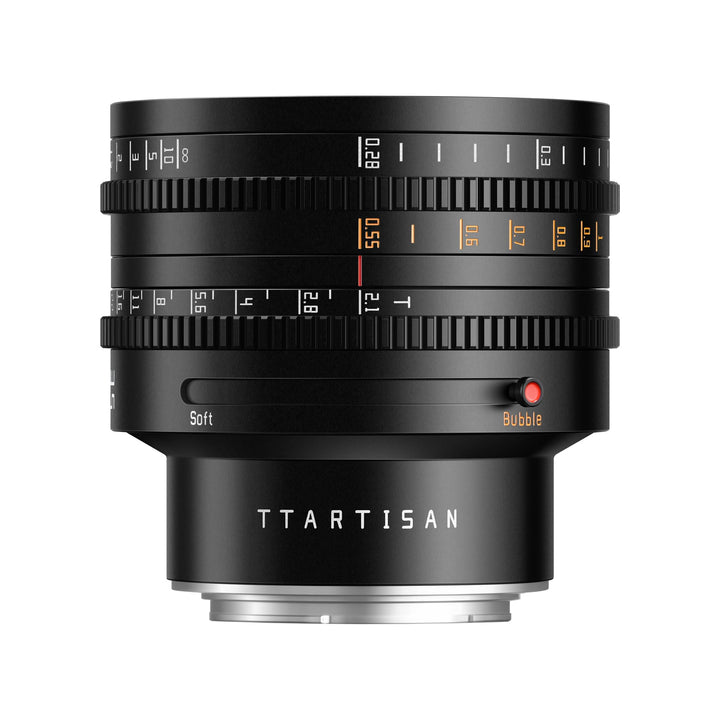 TTARTISAN 35mm T2.1 Kino Objektiv Vollformat Manueller Fokus Soft Bokeh und Bubble Bokeh Umschalten