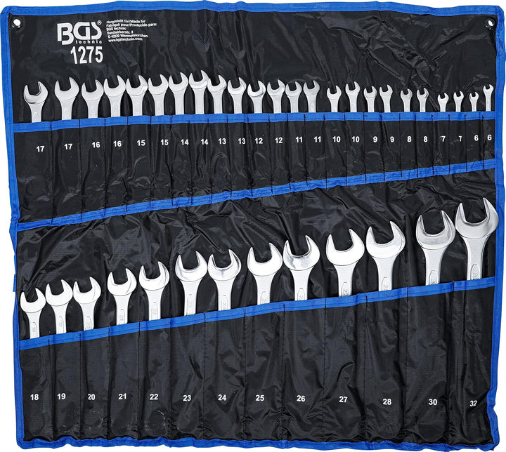 BGS 1275 | Maul-Ringschlüssel-Satz | SW 6 - 32 mm | 37-tlg. 37-tlg. | SW 6 -32 mm, 37-tlg. | SW 6 -3