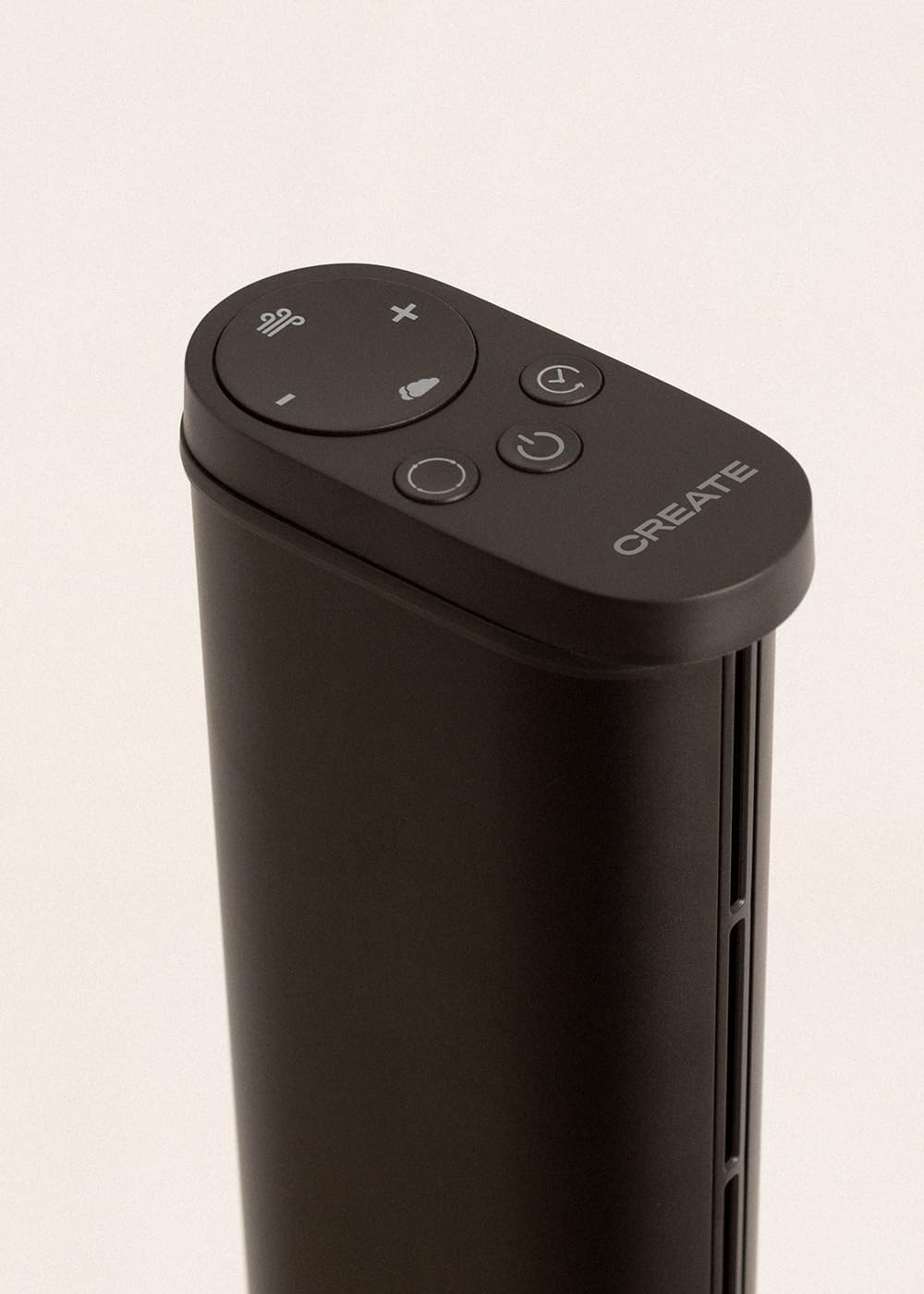 CREATE/COOL DC/Turmventilator Schwarz mit Fernbedienung und Oszillation 90º / 26W, Leise, 9 Geschwin
