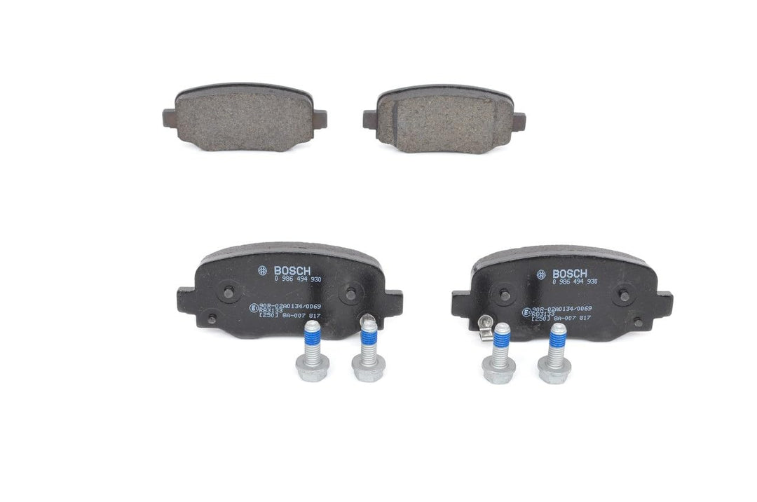 Bosch BP1919 Bremsbeläge - Hinterachse - ECE-R90 Zertifizierung - vier Bremsbeläge pro Set