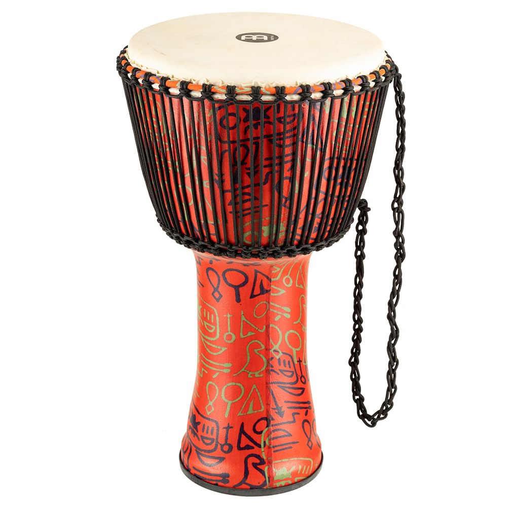 Meinl Percussion 35cm Rope Tuned Travel Series Djembe Trommel - Musikinstrument für Kinder und Erwac