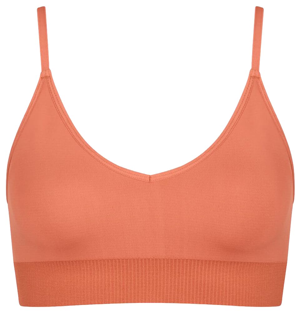 Sloggi Damen Ever Infused Multi VIT Bralette Bra XS Apricot Brandy, XS Apricot Brandy