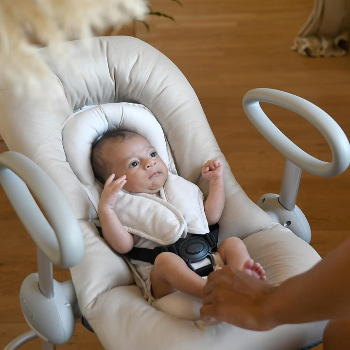 BÉABA Up & Down IV Babywippe – Höhenverstellbar, Unisex für Babys und Kleinkinder, 3 Neigungspositio