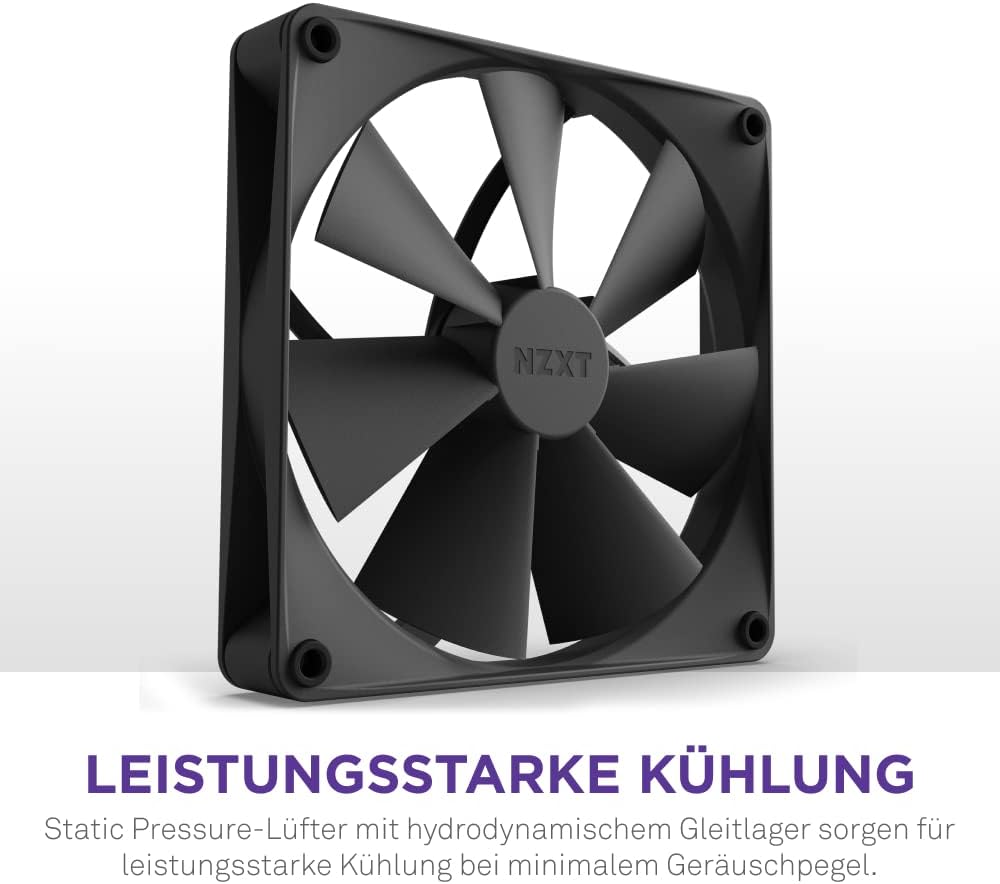 NZXT Kraken 280 - RL-KN280-B1-280mm AIO CPU Wasserkühlung - 1,54" LCD Display 240x240-2x140mm PWM Fa