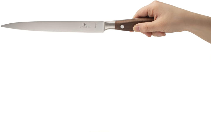 Victorinox, Grand Maître, Profi Filetiermesser, Extra Scharfe Klinge, gerader Schliff, 20 cm, Edler