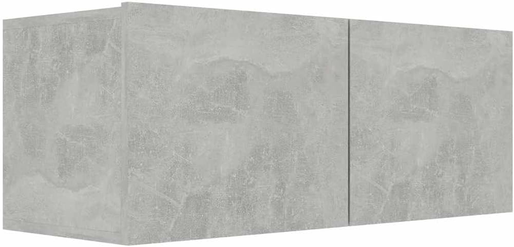 vidaXL TV Schrank mit 2 Klapptüren TV Möbel Hängeboard Lowboard Fernsehschrank Fernsehtisch Sideboar