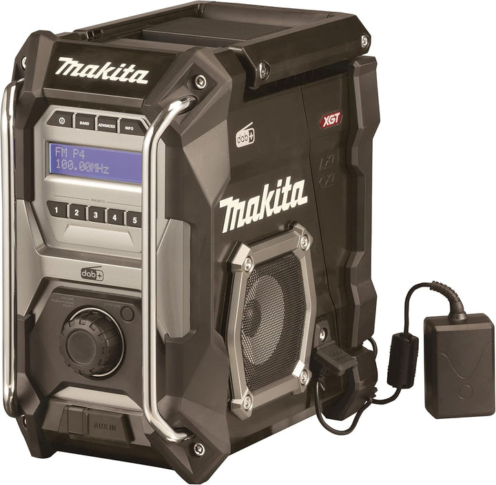 Makita MR003GZ01 Baustellen-Radio, 12 V, max. 40 V Li-Ionen-Akku, CXT/LXT/XGT DAB/DAB+, Akku und Lad