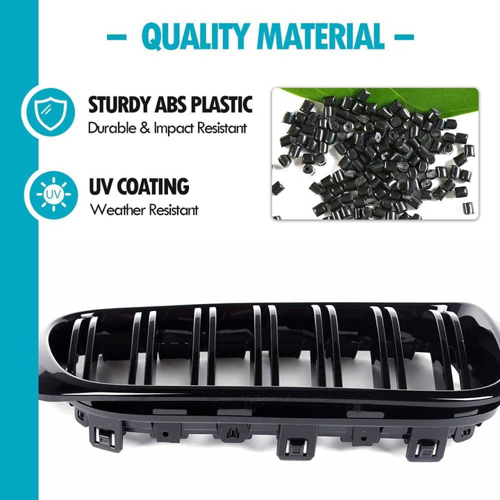 Gangying F25 Nieren Schwarz Kühlergrill für BMW X Serie X3 X4 F25 F26 Grill 2014-2018 ABS glänzend s