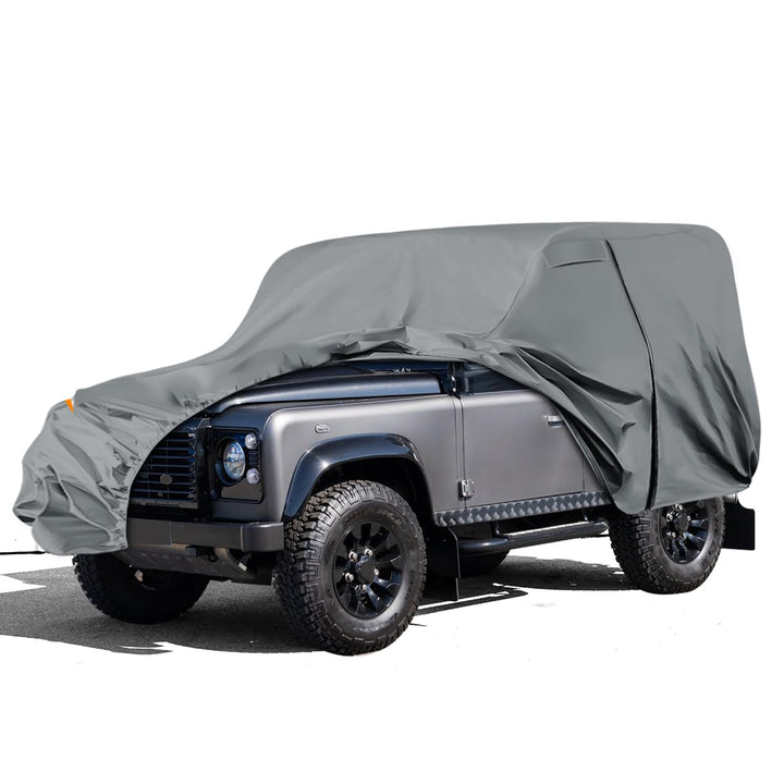 Autoabdeckung Wasserdicht für Land Rover Defender 90 1990-2016, Vollgarage Autoplane Auto Abdeckplan