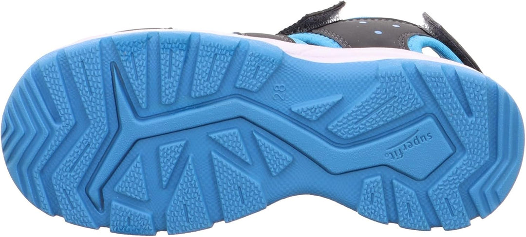 Superfit Jungen Tornado Light Sandale, 27 EU Grau Hellblau 2000