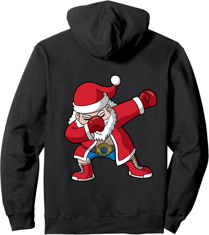 Boxen, Weihnachtsmann, Boxen, Weihnachten, Herren, Jungen, Kinder Pullover Hoodie