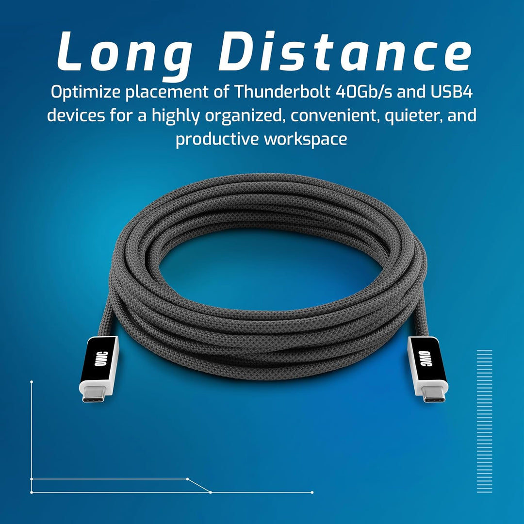 OWC 3,0 m langes USB4 (40 Gb/s) aktives optisches Kabel, 3,0 m