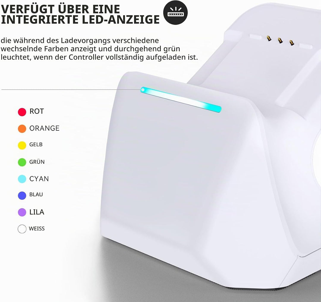 Ladestation für Xbox Elite Series 2 Controller, Magnetische Ladegerät Dock Zubehör für Xbox Elite Se