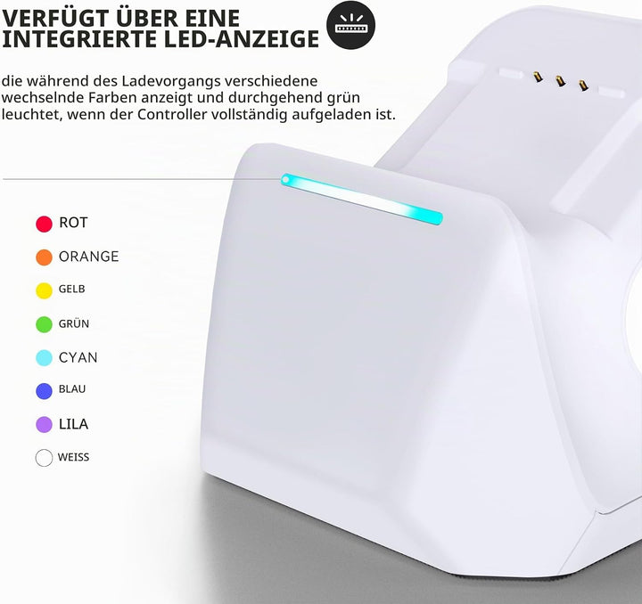 Ladestation für Xbox Elite Series 2 Controller, Magnetische Ladegerät Dock Zubehör für Xbox Elite Se