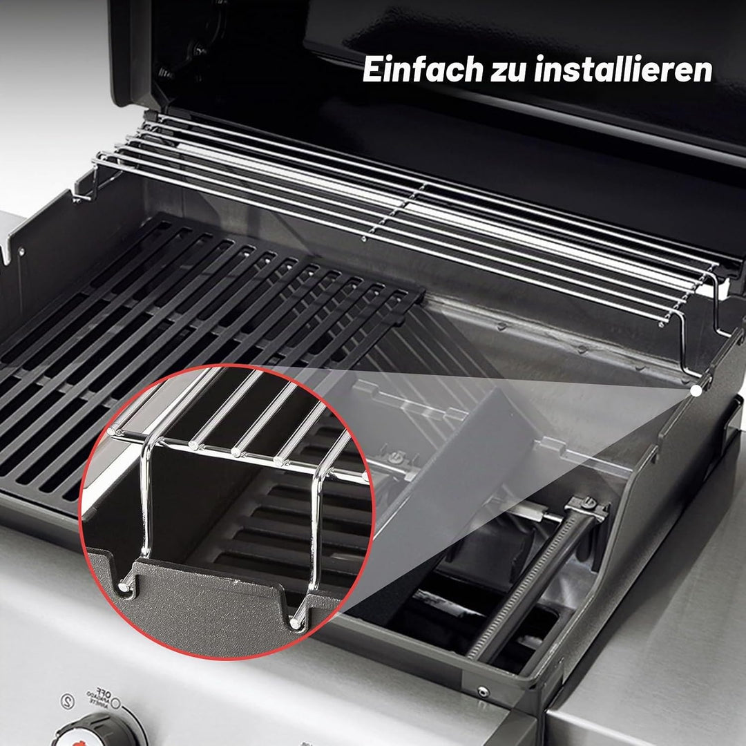 63.5CM Edelstahl Warmhalterost für Weber Spirit 300 Serie, Spirit E310 E320 E330 S310 S320 S330 SP32