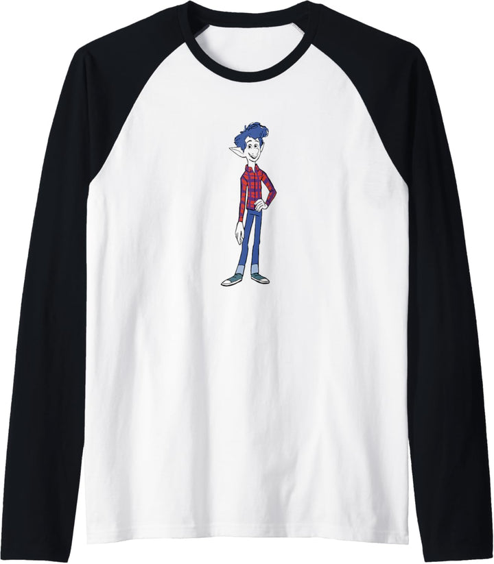 Disney Pixar Onward Ian Lightfoot Portrait Raglan