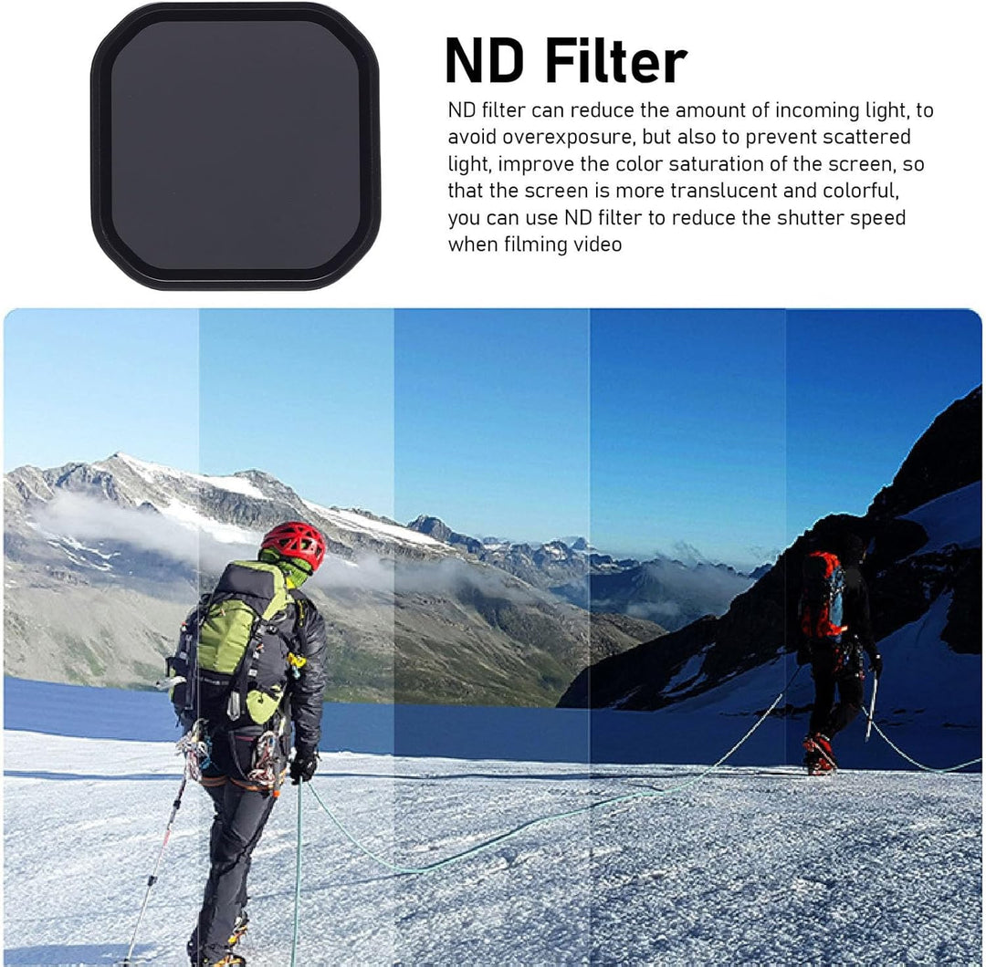 ND16 -Filter für 360 Ace Pro 2, Multi beschichtetes & optisches Glas Neutraldichtefilter Snap On Qui