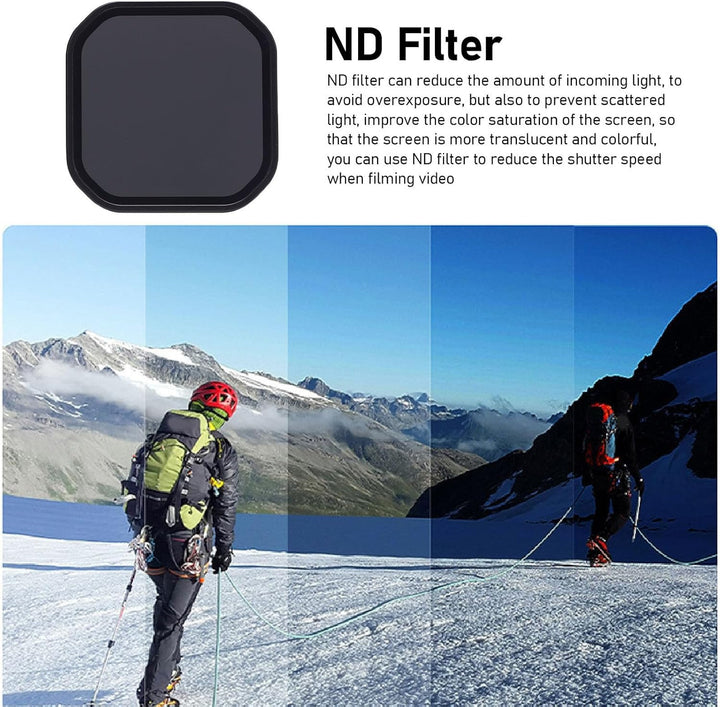 ND16 -Filter für 360 Ace Pro 2, Multi beschichtetes & optisches Glas Neutraldichtefilter Snap On Qui