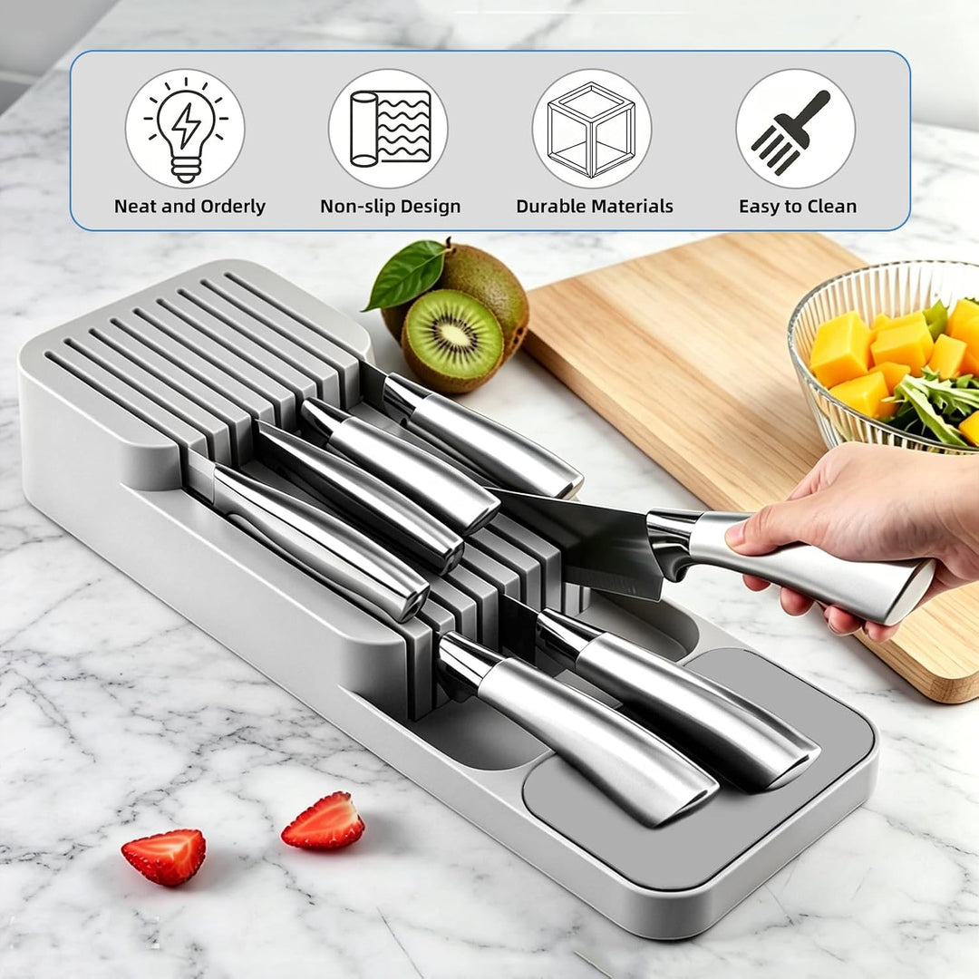 FRUHLING Zweistufiger Messer Organizer Schublade