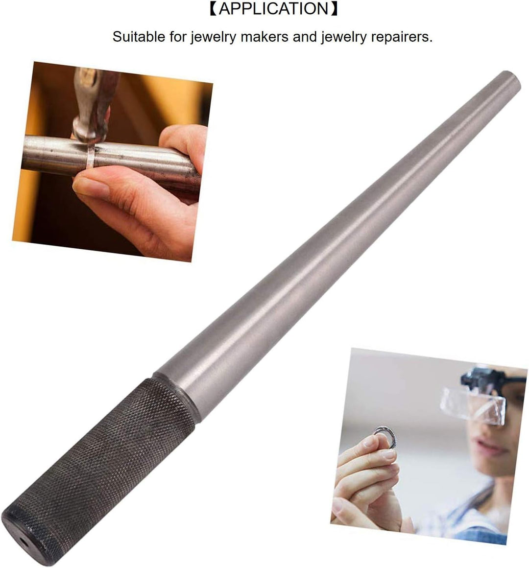 Griff Ringvergrösserer Stick, Dorn Ring Sizer, langlebiges Metall Schmuck Ring Verarbeitung Reparatu
