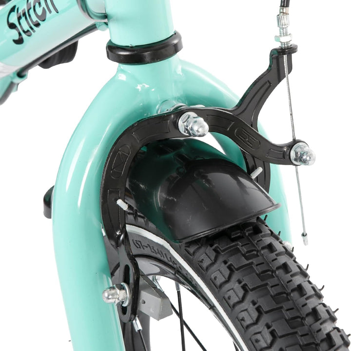 STITCH 14/16 Zoll Kinderfahrrad für 3-5 Jahre Mädchen &amp; Jungen, 14 Zoll Kinderfahrrad mit Stabilisat