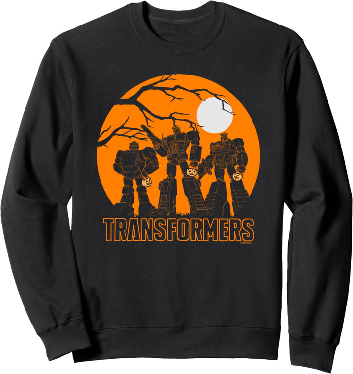 Transformers Halloween Optimus Haunt Silhouettes Sweatshirt