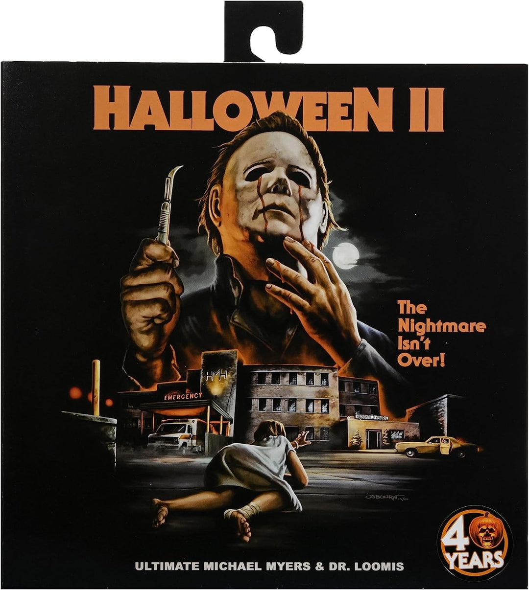 Unbekannt Halloween 2 Michael Myers & Dr Loomis Figur de acción Paquete de 2 RXZER23 Cranberry